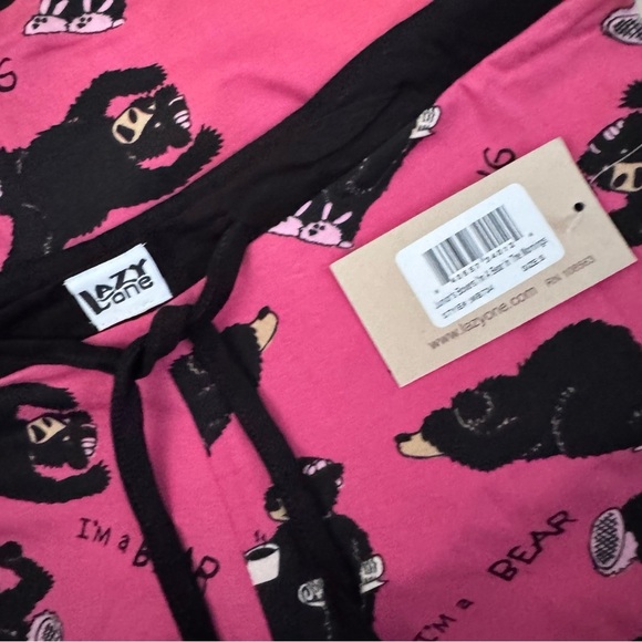 Lot of 3 NWT Lazy One Im a bear in the Morning print Juniors Boxers Size Small - Picture 3 of 4